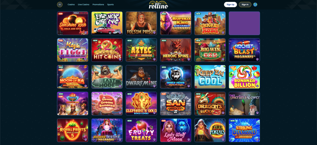 Rollino Casino păcănele