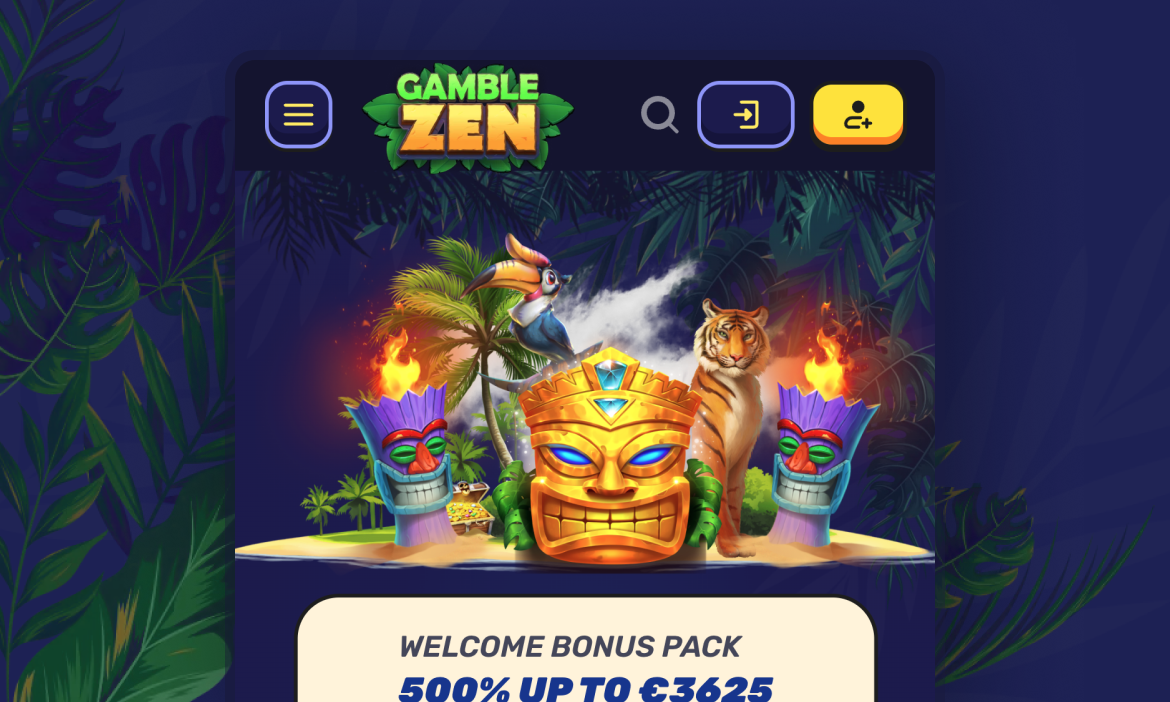 GambleZen Casino Înregistrare Pasul 1