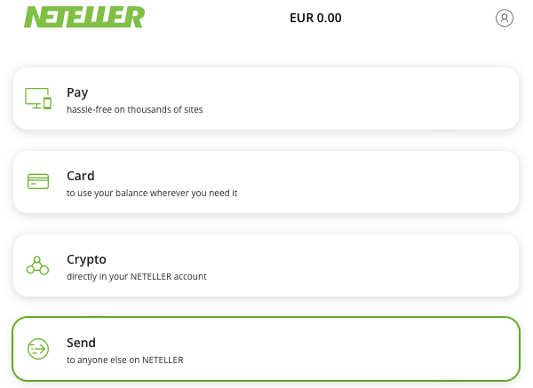 Neteller console